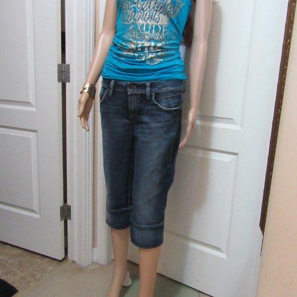 Silver Jean Capri's size 29 - Picture 4 of 12